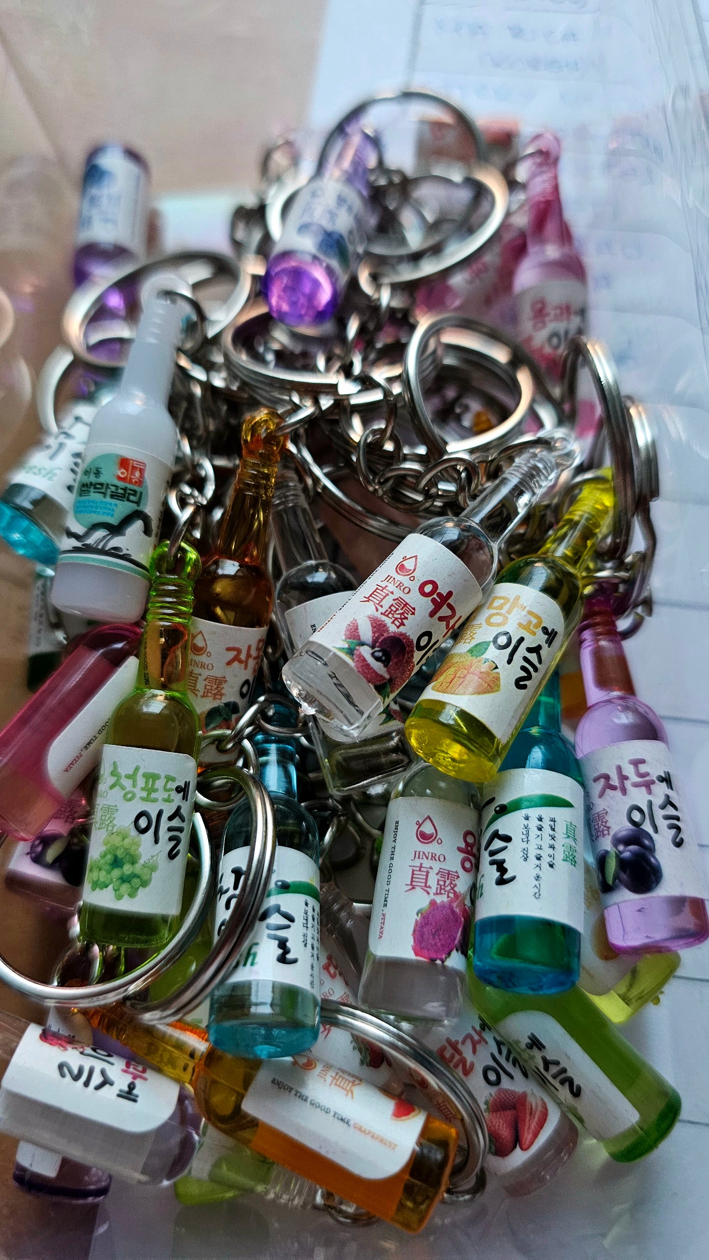 Soju üveg kulcstartó (1 db)