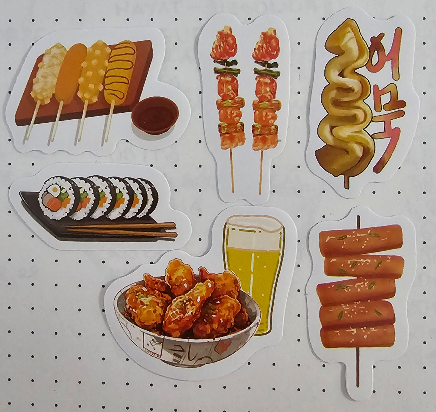 K-food matrica szett (6 DB)