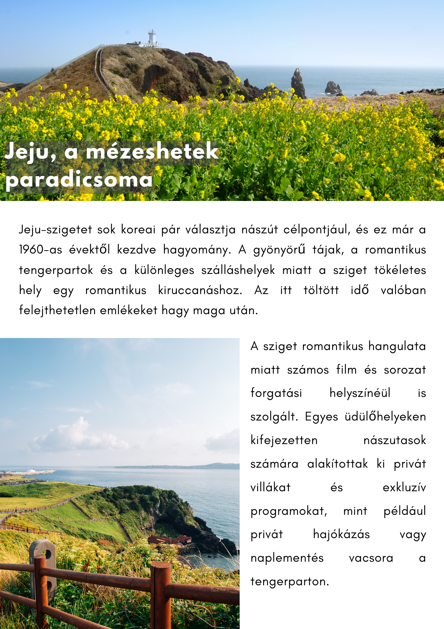 감귤길 Mandarinút Jeju tájain