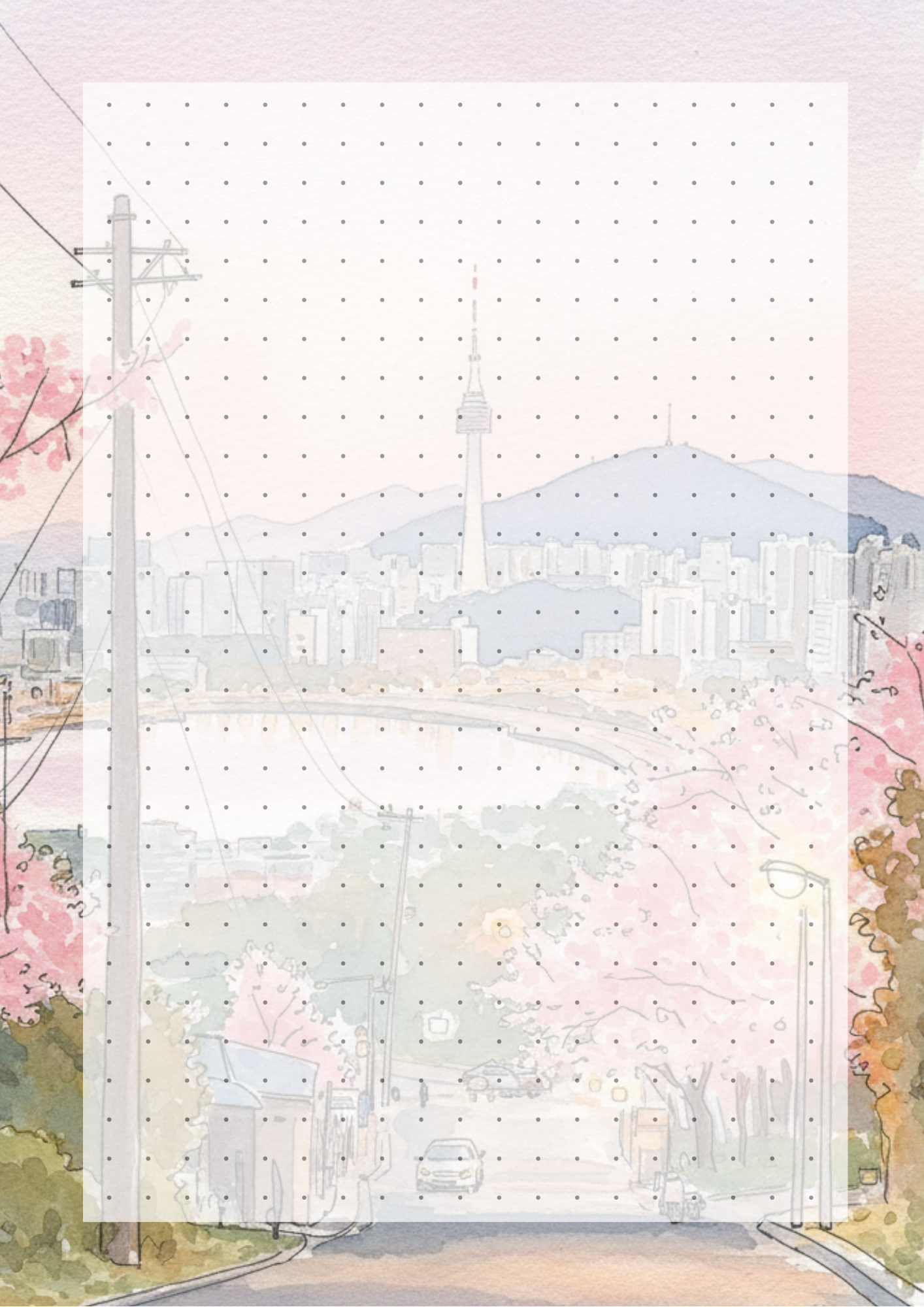 Virágzó tavasz Jegyzettömb (A5)