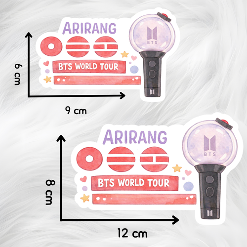 BTS World Tour Állomások Matrica