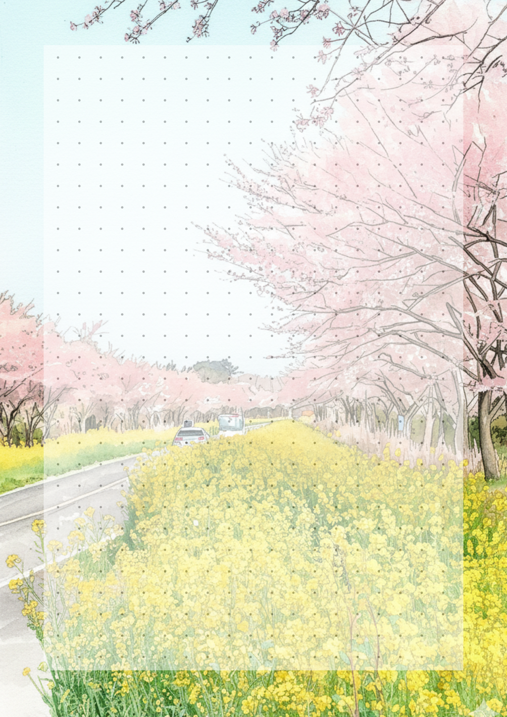 Virágzó tavasz Jegyzettömb (A5)