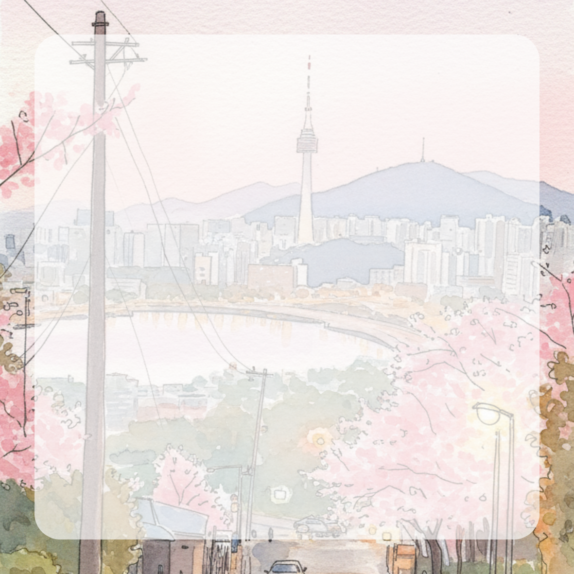 Virágzó tavasz Post-it