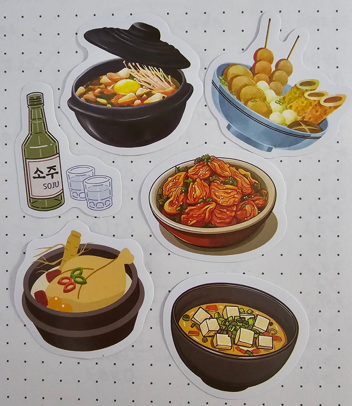 K-food matrica szett (6 DB)