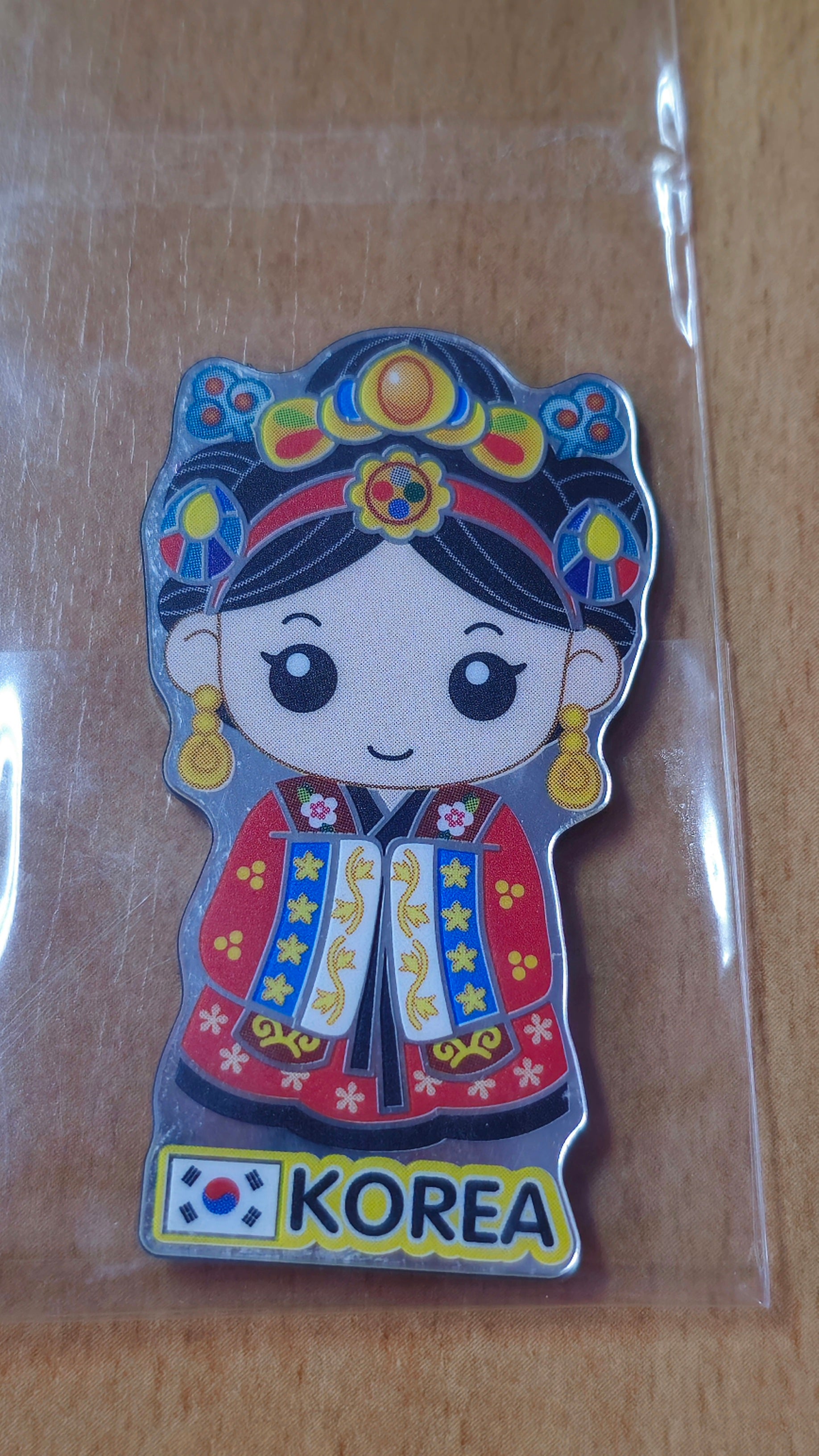 Koreai hűtőmágnes