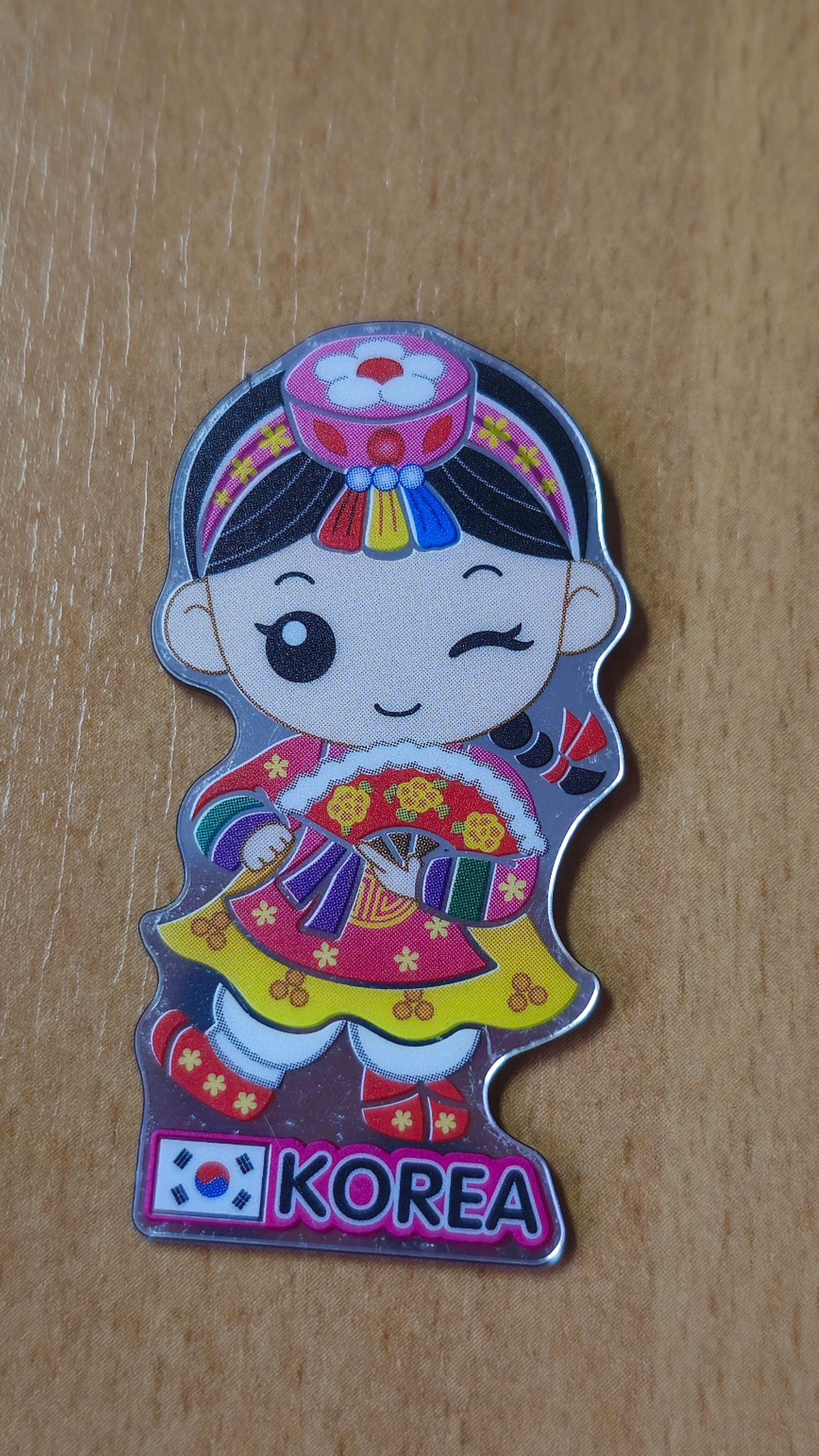 Koreai hűtőmágnes