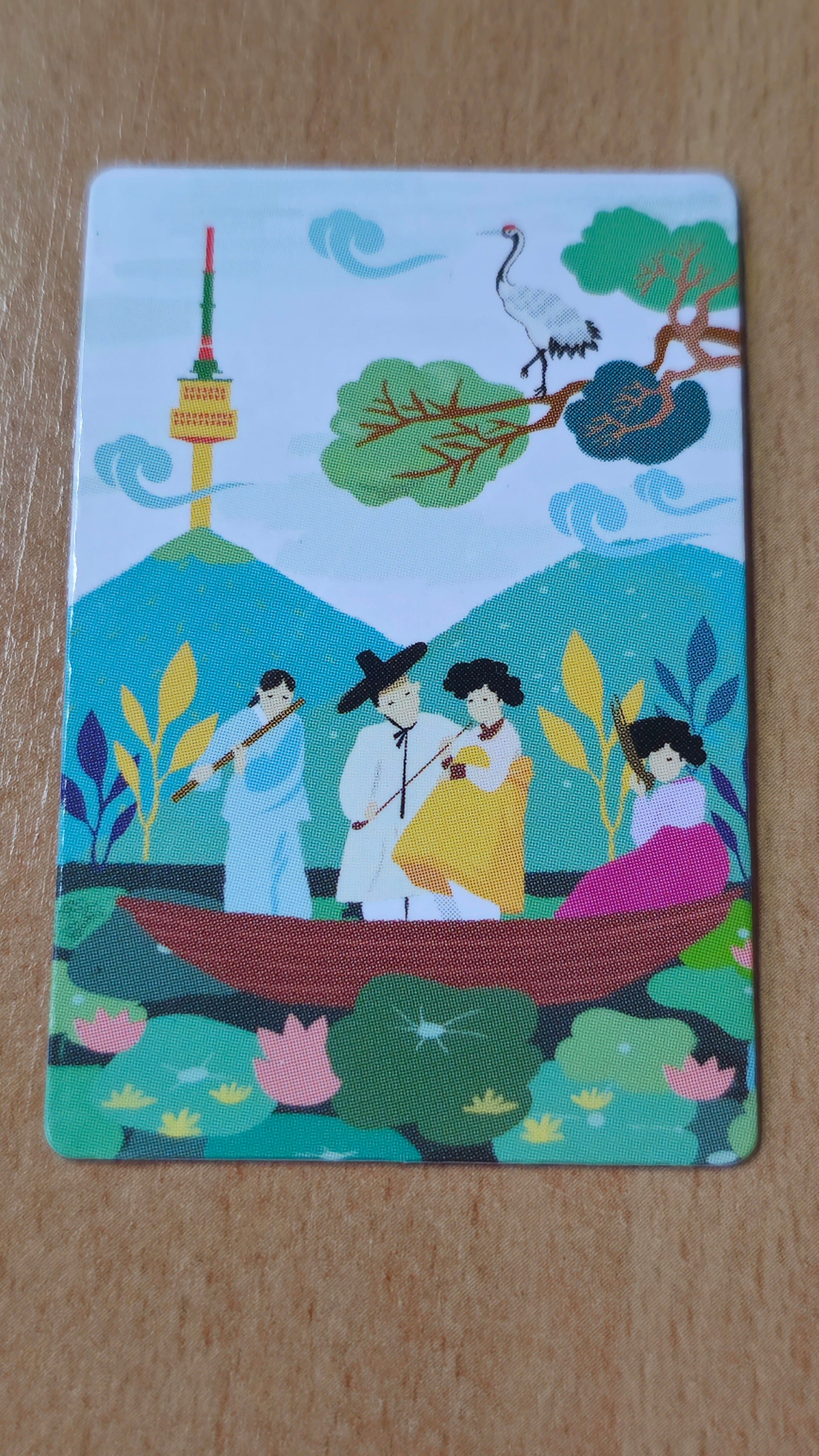 Koreai hűtőmágnes