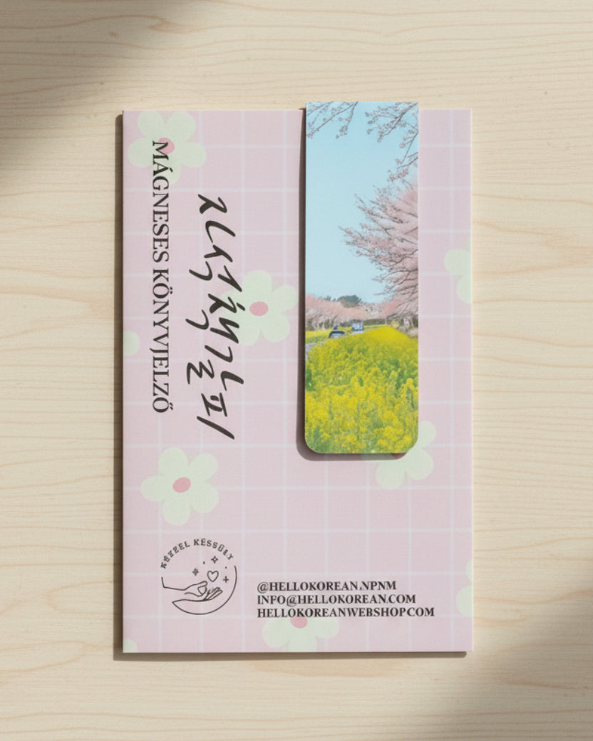 Virágzó tavasz Mágneses Könyvjelző