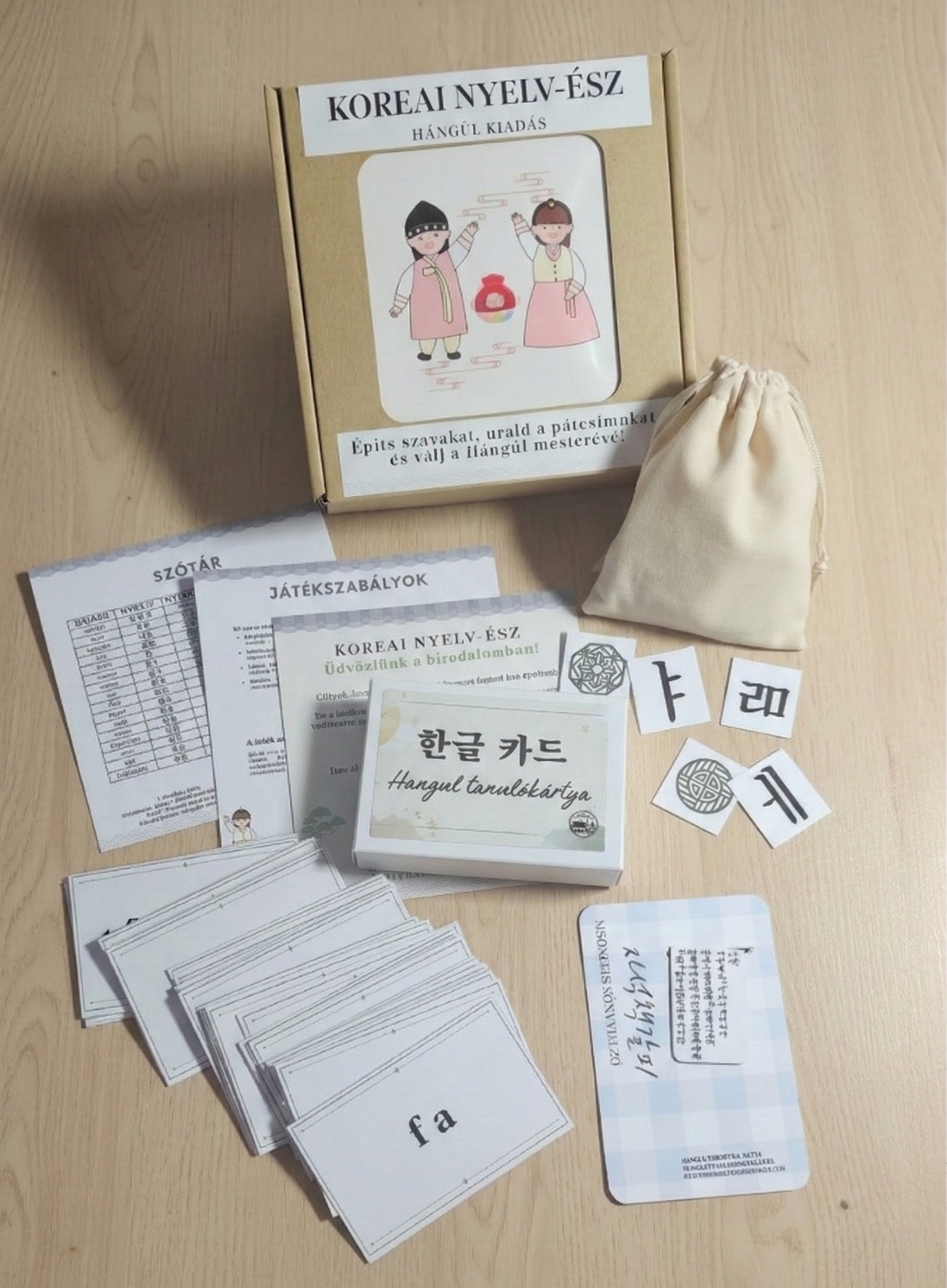 Koreai Nyelv-ÉSZ: Hángül Bázis csomag