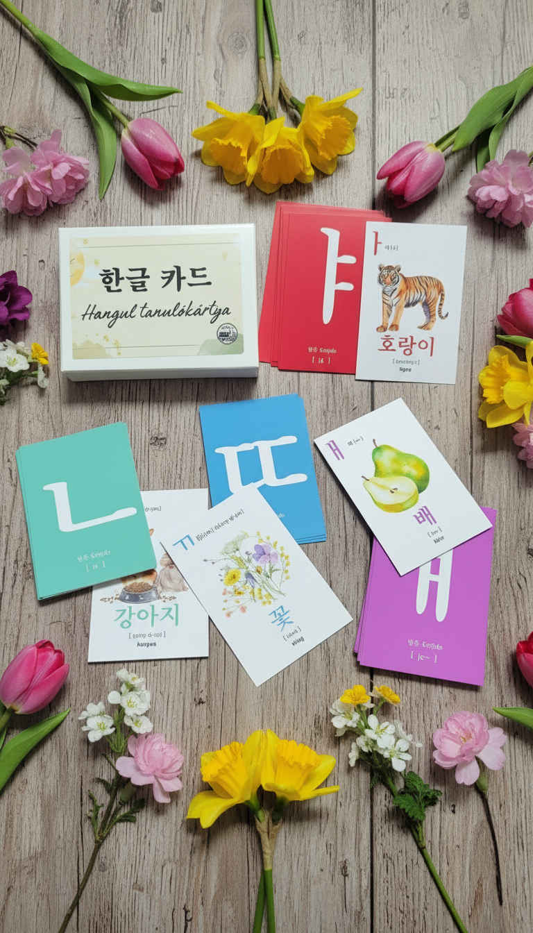 Hángül tanulókártya